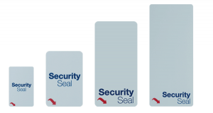 SecuritySeals rectangular-series with broken glass effect